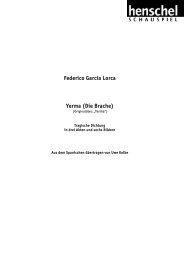 Federico García Lorca Yerma - henschel SCHAUSPIEL ...