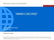 âIMMEX DECREEâ - IHS Global Insight