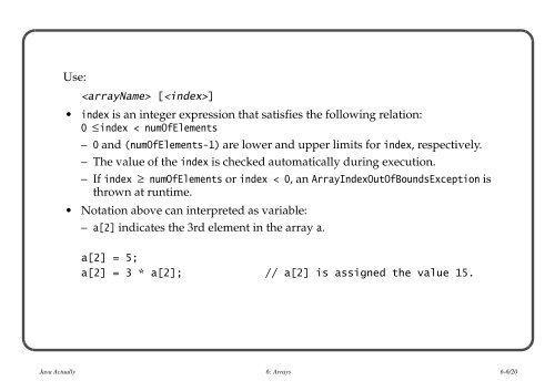 Arrays