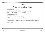 Chapter 3 Program Control Flow