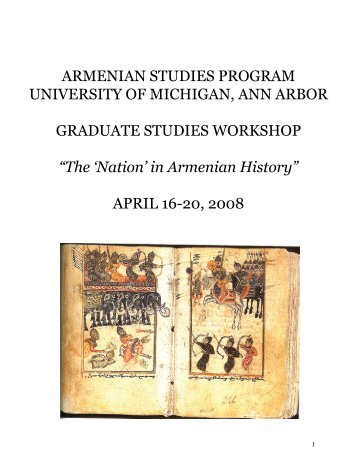 armenian studies program university of michigan, ann arbor