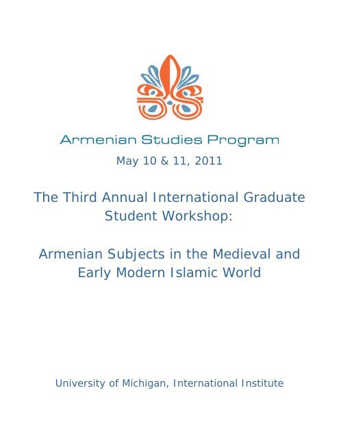 The Third Annual International Graduate Student Workshop ...