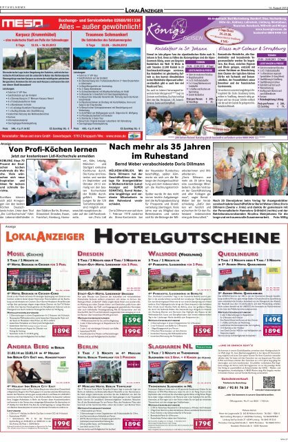 KW 33 | 14.08.2013 - Der Lokalanzeiger