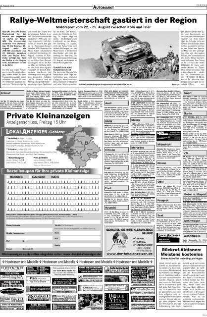 KW 33 | 14.08.2013 - Der Lokalanzeiger