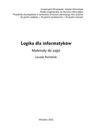 Logika dla informatyków