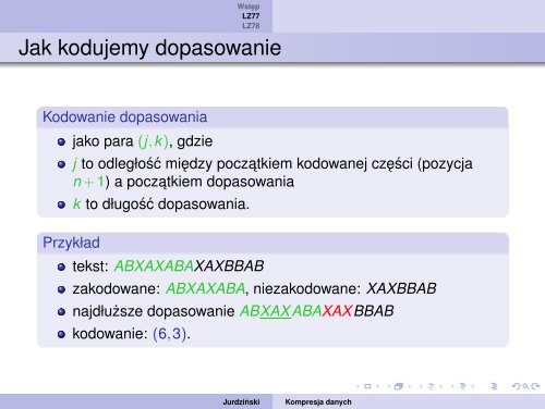 Wyklad 5 (kodowanie słownikowe)