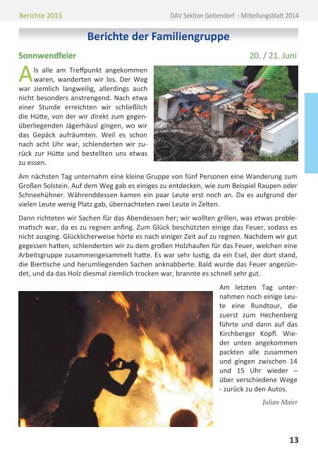 Mitteilungsblatt 2014