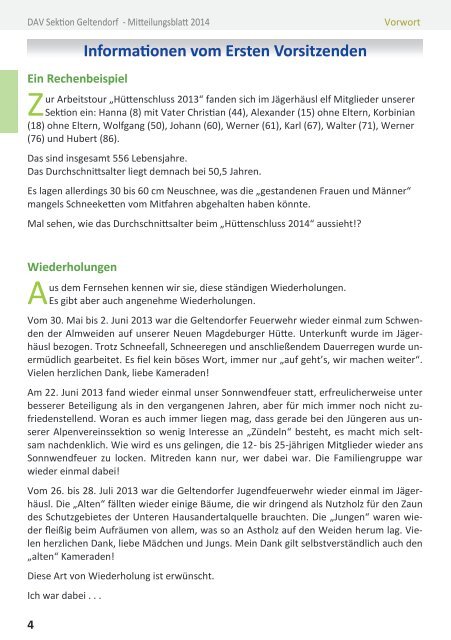 Mitteilungsblatt 2014