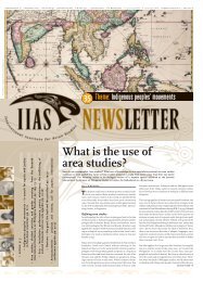 What is the use of area studies? - IIAS