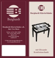 Messeflyer Born Deutsch - bei Burghardt Klavierbänke