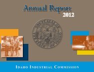 2012 - the Idaho Industrial Commission!