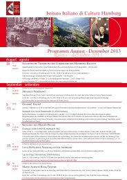 Dezember 2013 agosto - dicembre 2013 - Italienisches Kulturinstitut ...