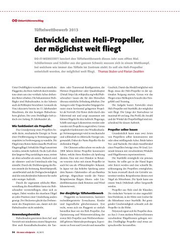 Entwickle einen Heli-Propeller, der möglichst weit ... - do-it-werkstatt.ch