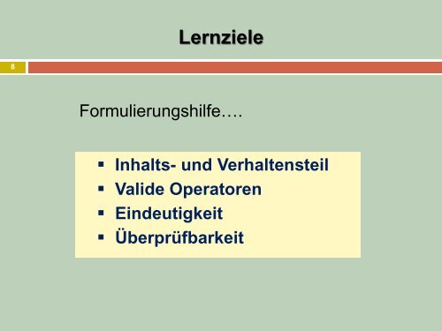 didaktische analyse - Fachbereich Chemie