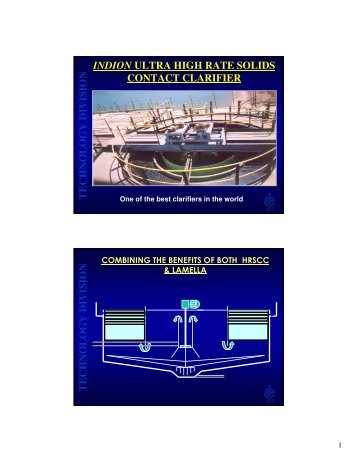 technologyd iv is io n indion ultra high rate solids contact clarifier ...