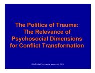 Presentation David Becker on Trauma.pdf - ICP