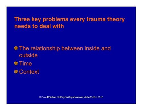 Presentation David Becker on Trauma.pdf - ICP