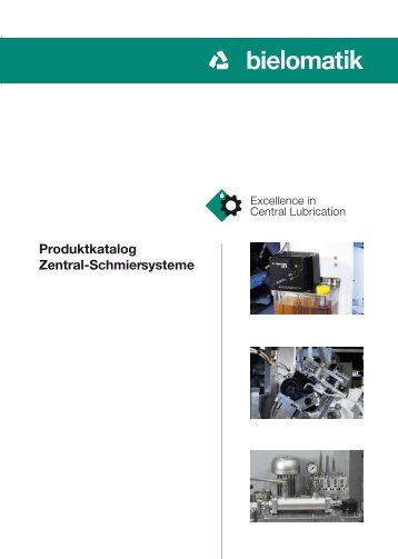 Bielomatik product catalogus centraal-Smeersystemen