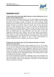 IJFD APSP (Zwischenbericht) - ijgd