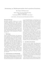 Ausnutzung von Mehrkernpotenzialen durch asynchrone Iterationen