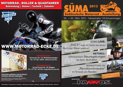 02. + 03. März 2013 - Süma >>> Süddeutsche Motorrad Ausstellung