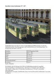 Datenblatt Gotha-Straßenbahn T57 + B57 Straßenbahnwagen ... - EEP