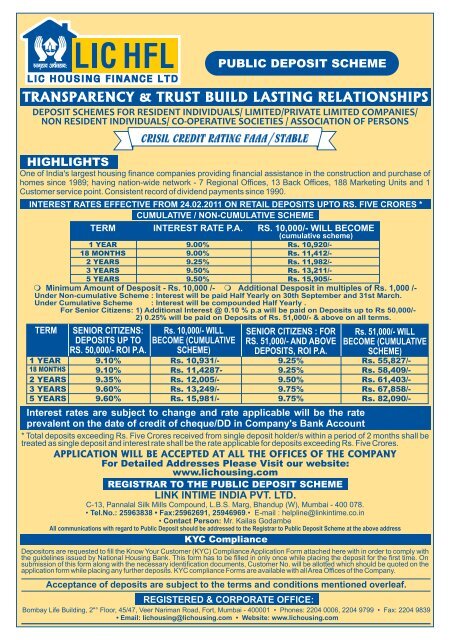 LIC Housing Yellow.cdr - India Infoline Finance Limited
