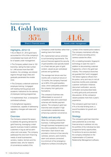 Annual Report 2012-13 - India Infoline Finance Limited