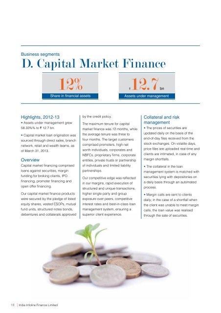 Annual Report 2012-13 - India Infoline Finance Limited