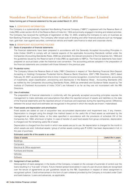 Annual Report 2012-13 - India Infoline Finance Limited