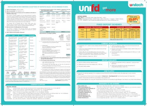 UNIFD FORM_03 Aprial 2012 - India Infoline Finance Limited