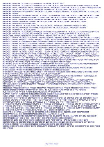 Electronic Components Part Numbers Available at iiiC.CC