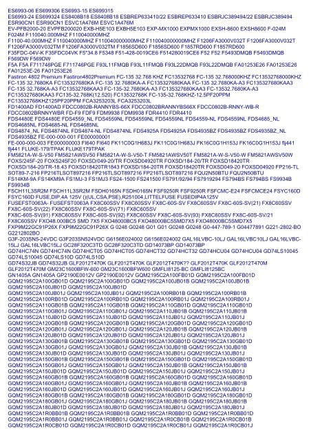 Electronic Components Part Numbers Available at iiiC.CC