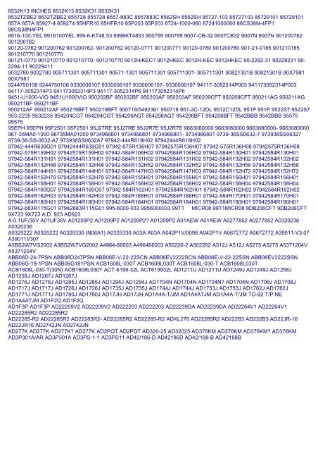 Electronic Components Part Numbers Available at iiiC.CC