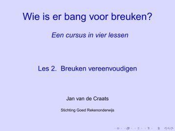 Breuken vereenvoudigen