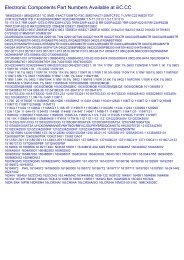 Electronic Components Part Numbers Available At Iiic Cc