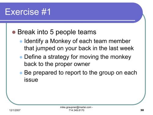 Monkey Management for Project Teams PDF - Libsyn