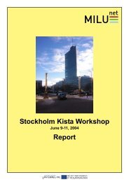 Stockholm Kista Workshop Report - Habiforum