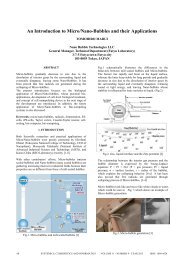 An Introduction to Micro/ ano-Bubbles and their Applications