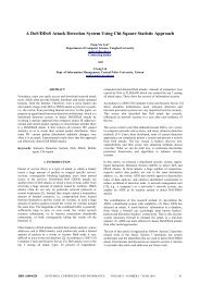 A DoS/DDoS Attack Detection System Using Chi-Square Statistic ...