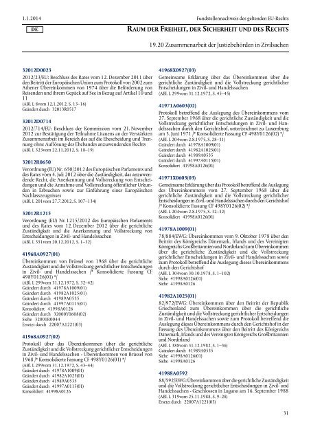 Fundstellennachweis des geltenden EU-Rechts - EUR-Lex