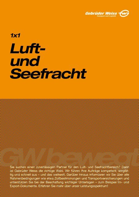 Luft- und Seefracht