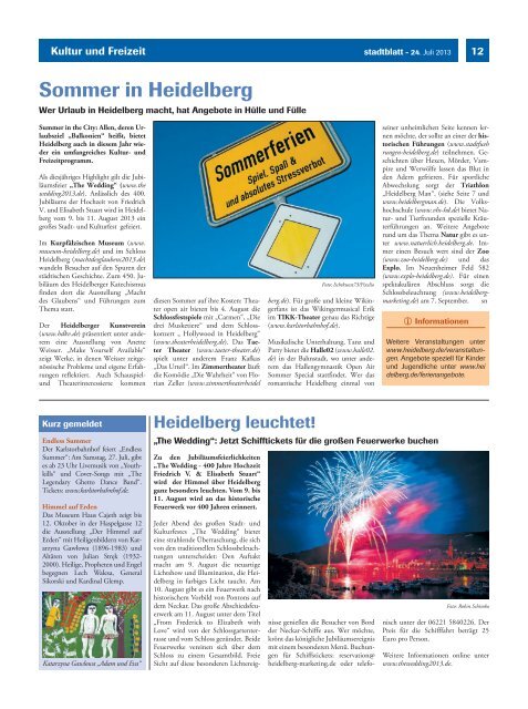 Stadtblatt als PDF-Datei - Stadt Heidelberg