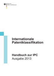 Handbuch zur IPC - Ausgabe 2013 - DPMA
