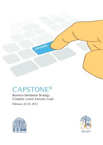 CAPSTONE® - Indian Institute of Management, Ahmedabad