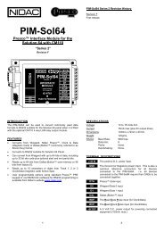 PIM-Sol64 Series 2F Instructions - iiNet
