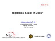 Topological States of Matter - International Institute of Physics