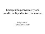 Emergent Supersymmetry and non-Fermi liquid in two dimensions