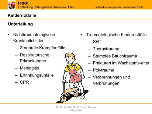 Kindernotfälle im Rettungsdienst