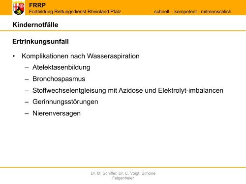 Kindernotfälle im Rettungsdienst